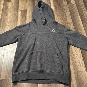 Reebok Men's Charcoal Hoodie Sweater